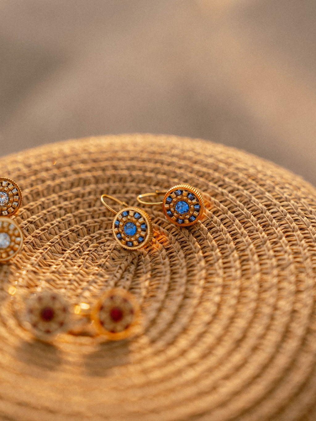 Boucles d'Oreilles Dormeuses | Acier Inoxydable 316L & Cristal Swarovski
