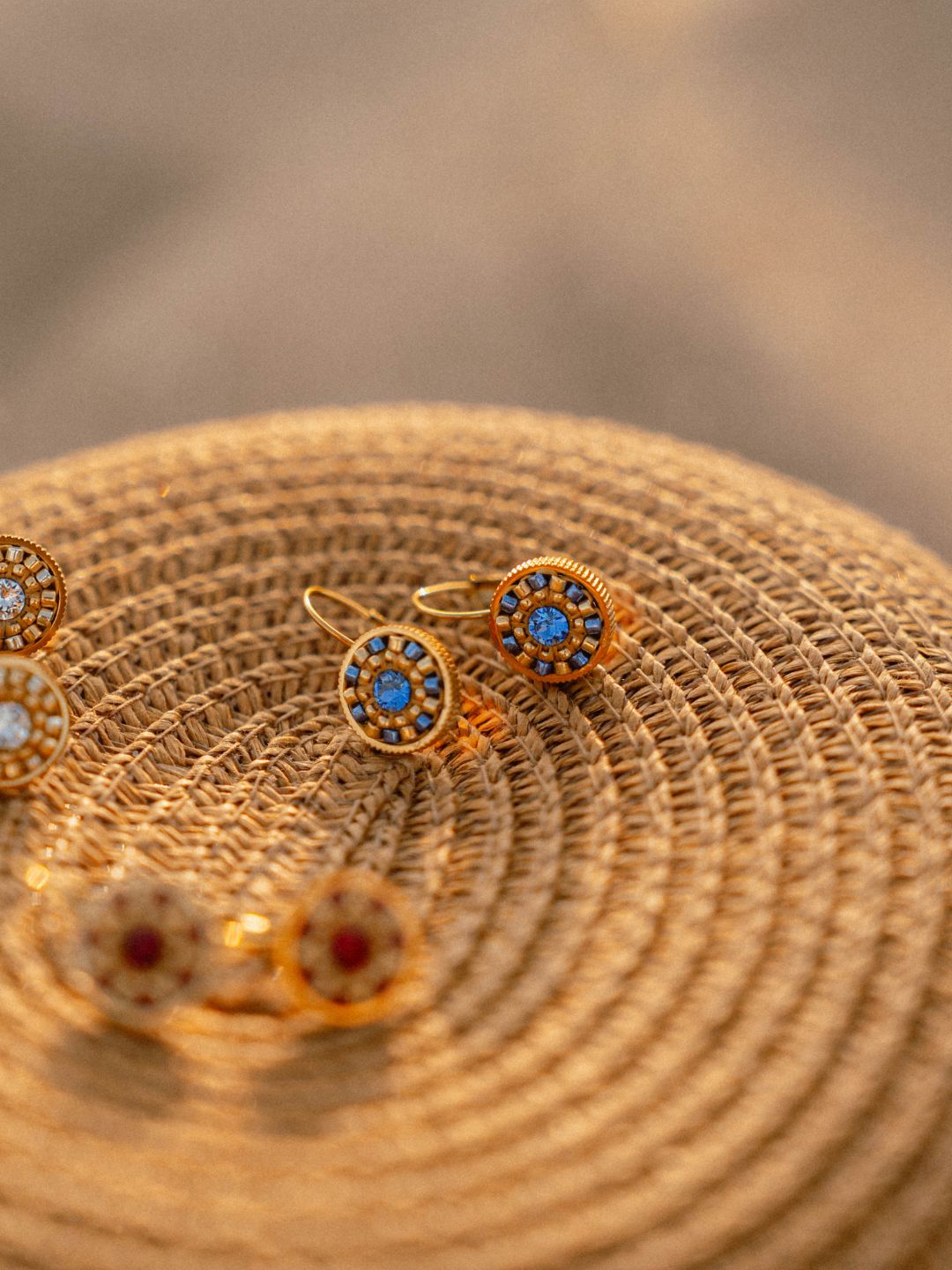 Boucles d'Oreilles Dormeuses | Acier Inoxydable 316L & Cristal Swarovski
