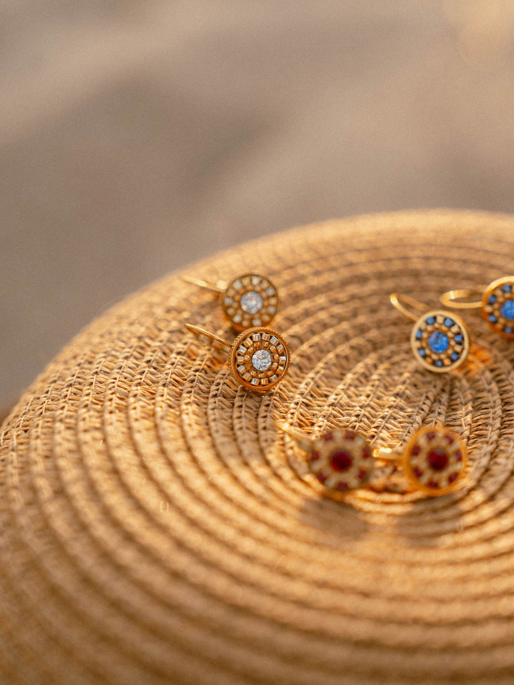 Boucles d'Oreilles Dormeuses | Acier Inoxydable 316L & Cristal Swarovski