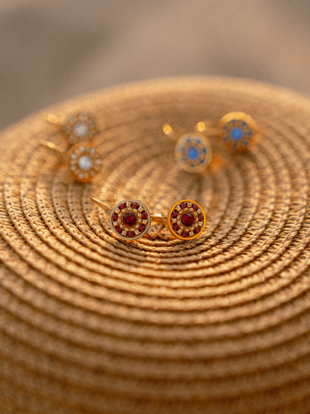 Boucles d'Oreilles Dormeuses | Acier Inoxydable 316L & Cristal Swarovski