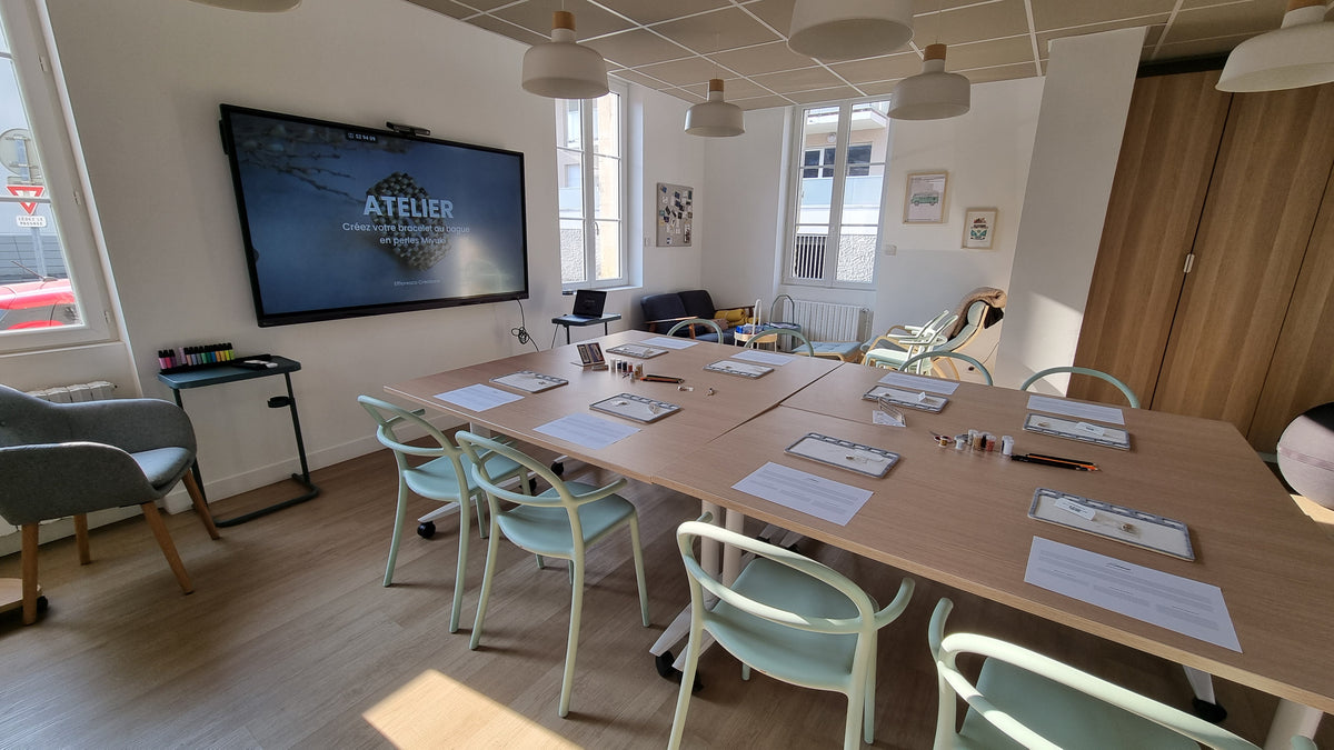 Atelier Créatif à Caen - Apprenez à créer vos bijoux en tissage de perles Miyuki